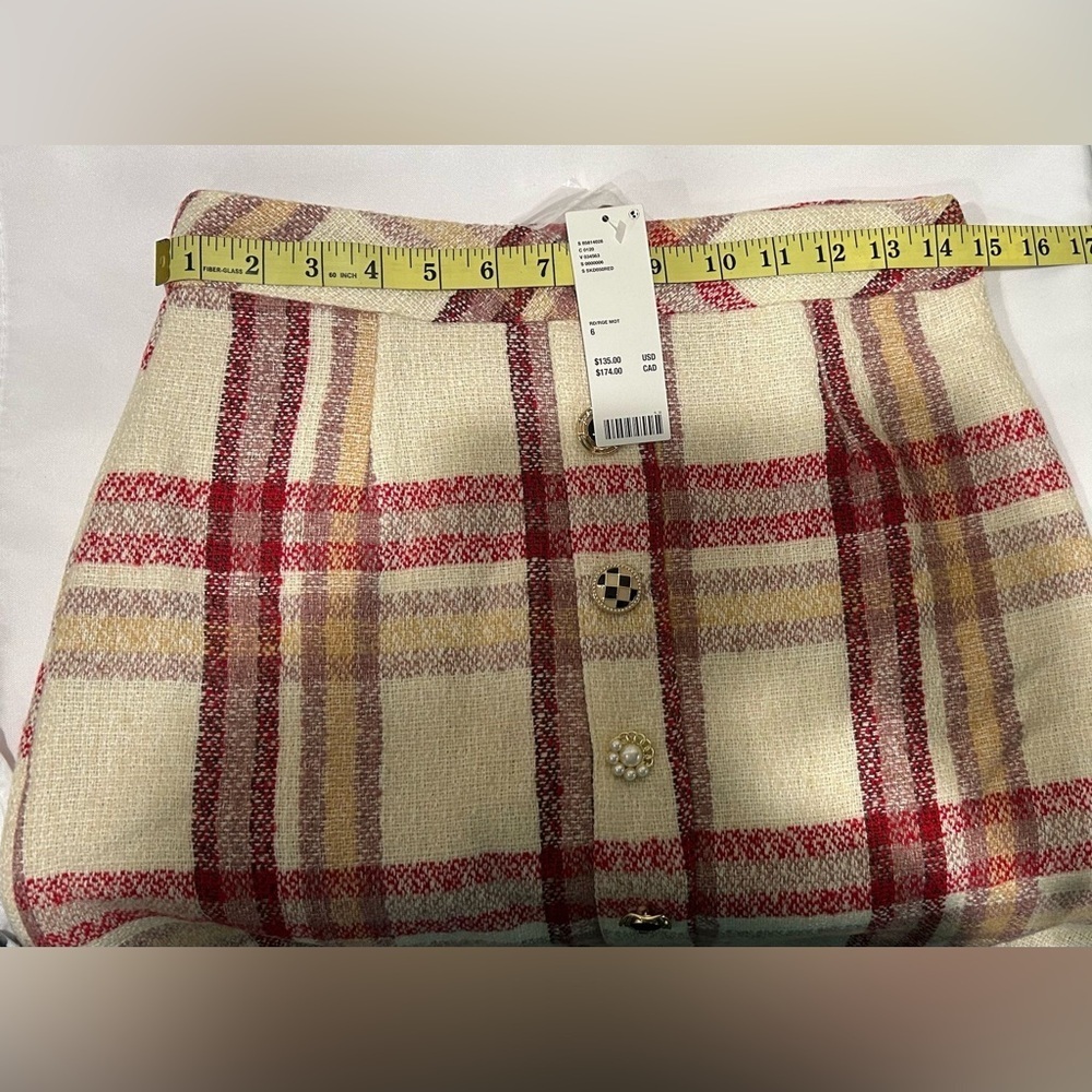 NWT Sister Jane Claudette Check Mini Skirt - Picture 5 of 8